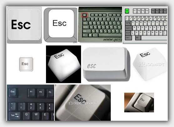 клавиши esc