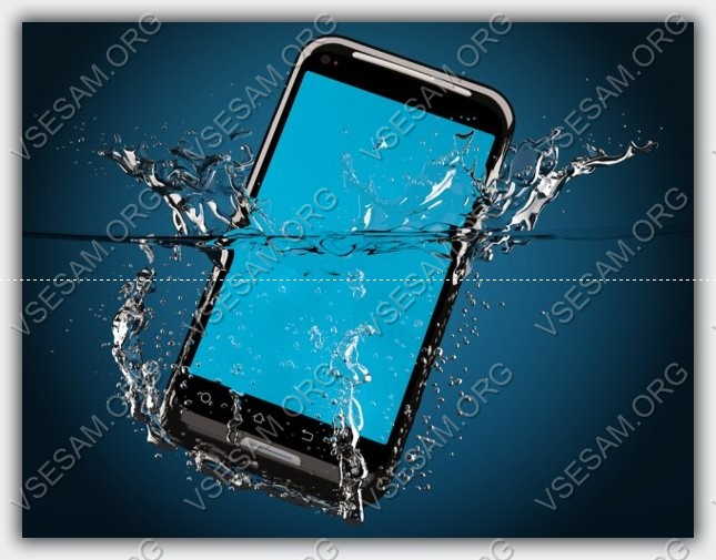 смартфон самсунг галакси а3 упал в воду