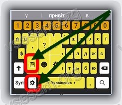 символы на клавиатуре андроид