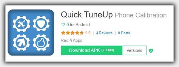 приложение Quick TuneUp