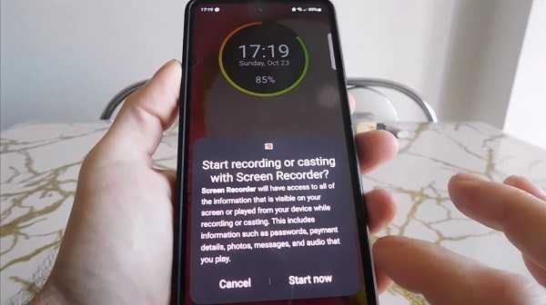 screen recording on samsung a04e