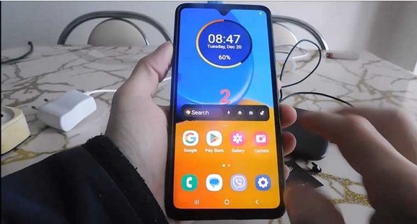 start screen recording on samsung m04