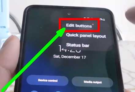 change shortcut menu buttons