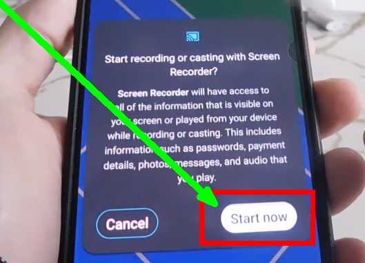 start screen recording on samsung m14