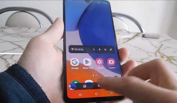 zrzut ekranu dla Samsunga A14