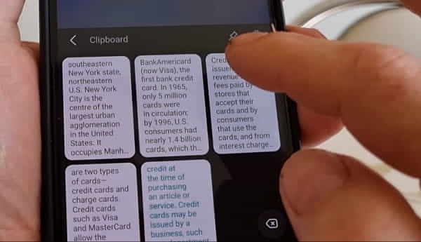 clipboard samsung