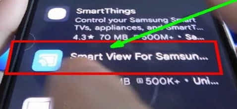 Smart view app for samsung TV