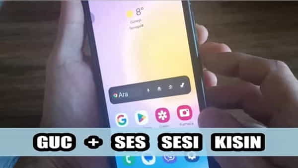 Samsung A25 düğmelerin 6 ekran görüntüsü