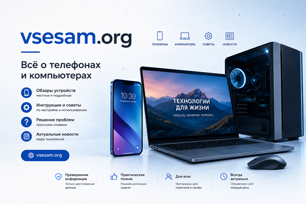 все о телефонах и компьютерах